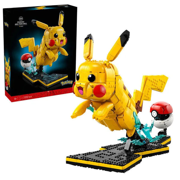 Pokémon Pikachu and Poké Ball Building Set (2050 Pcs)