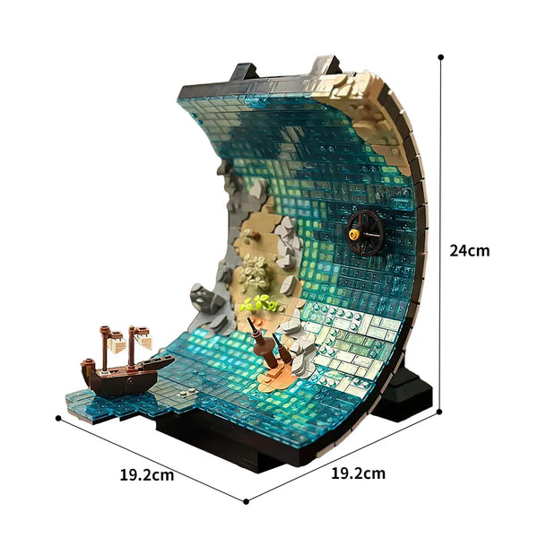 IDEAS Land Ahoy MOC 85663 Building Set (1234 Pcs)