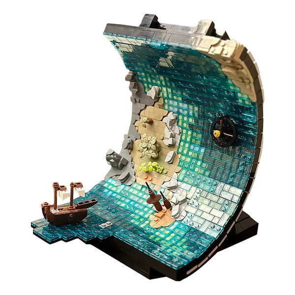 IDEAS Land Ahoy MOC 85663 Building Set (1234 Pcs)