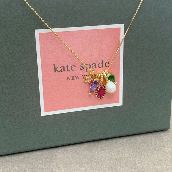 KS Mixed Charm Statement Necklace