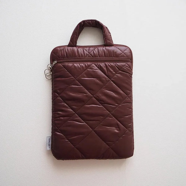 Peanuts Snoopy Quilted Puffy Laptop Tote