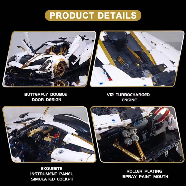 KBOX Pagani Huayra R Building Blocks (3428 Pcs)