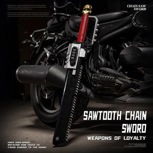 Serrated Battle Hammer Chainsword Building Blocks (1818 Pcs)