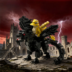 Fourth Wing Dragon Brick Set