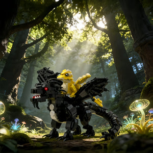 Fourth Wing Dragon Brick Set