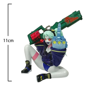 Cyberpunk Edgerunners Rebecca Crouching Figure (11 cm)