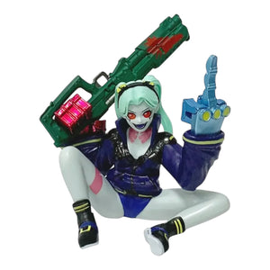 Cyberpunk Edgerunners Rebecca Crouching Figure (11 cm)
