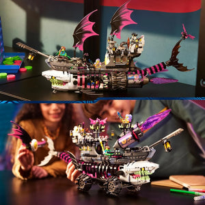 DREAMZzz Nightmare Shark Ship 71469 Building Kit (1389 Pcs)
