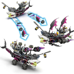 DREAMZzz Nightmare Shark Ship 71469 Building Kit (1389 Pcs)