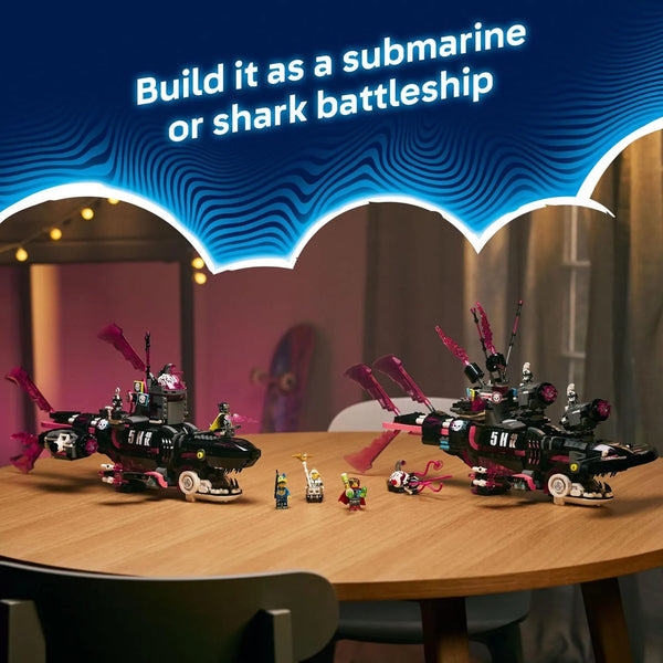 DREAMZzz Nightmare Shark Submarine 71500 Building Kit (1413 Pcs)