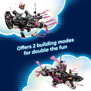 DREAMZzz Nightmare Shark Submarine 71500 Building Kit (1413 Pcs)
