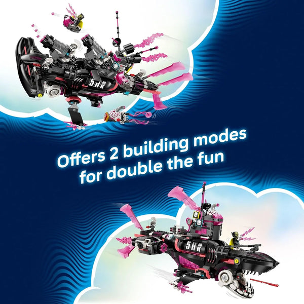 DREAMZzz Nightmare Shark Submarine 71500 Building Kit (1413 Pcs)