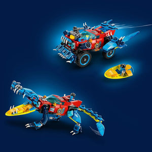 DREAMZzz Crocodile Car 71458 Building Set (494 Pcs)