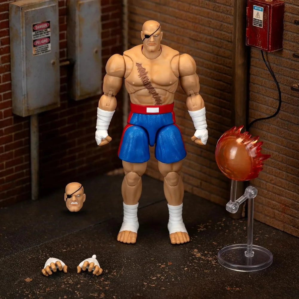 Jada Street Fighter II Sagat Action Figure (20 cm)
