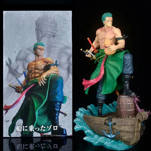 One Piece Roronoa Zoro Pirate Hunter Figurine (37 cm)