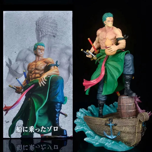 One Piece Roronoa Zoro Pirate Hunter Figurine (37 cm)