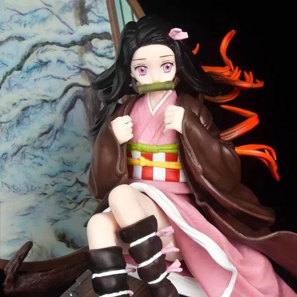 Demon Slayer Nezuko Winter Wonderland Statue (33 cm)