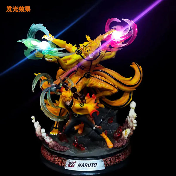 Naruto Uzumaki Kurama Avatar LED Statue (35 cm)