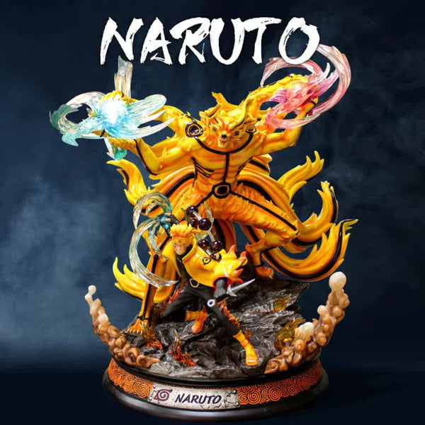 Naruto Uzumaki Kurama Avatar LED Statue (35 cm)
