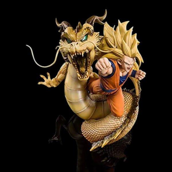 SHF DBZ Super Saiyan 3 Son Goku Dragon Fist Figure (21 cm)