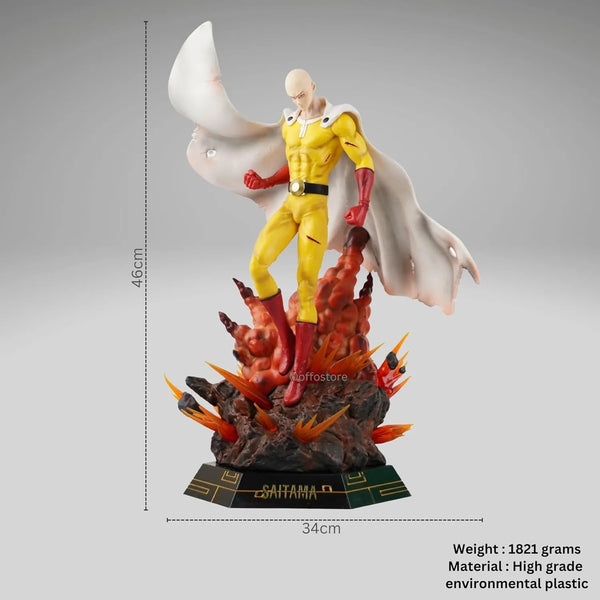 One Punch Man Saitama Serious Power Anime Figure (27 cm)