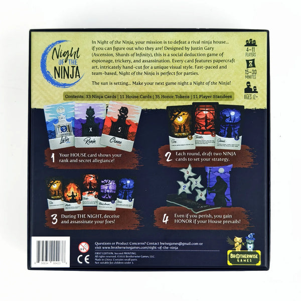 Night of the Ninja Board Game