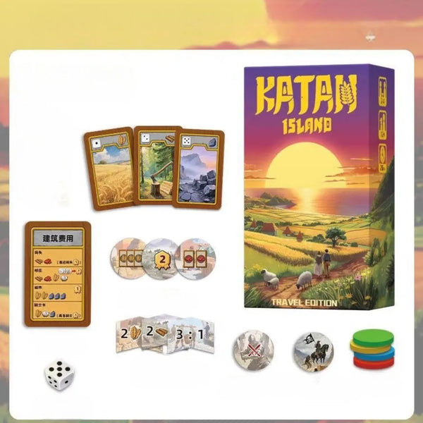 Katan Island Travel Edition Board Game
