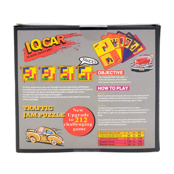 IQ Car Traffic Jam Puzzle Board Game