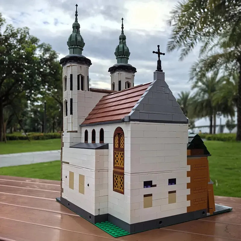 Baroque Twin Tower Cathedral Building Set (3039 Pcs)