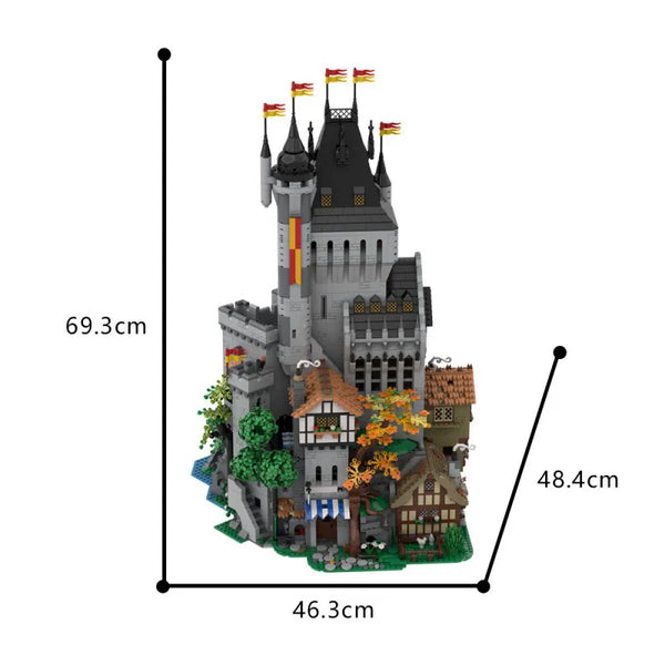 GOBRICKS MOC 189082 High Tower Building Set (9603 Pcs)