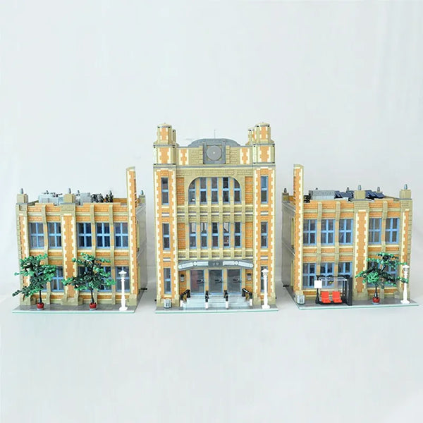 MOC FACTORY 49130 Modular School Building Kit (14412 Pcs)