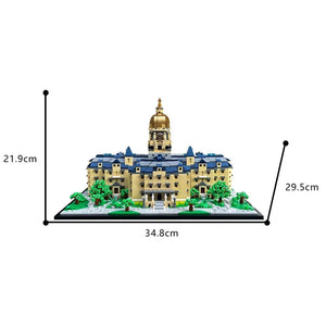 GOBRICKS University of Notre Dame Building Blocks (2516 Pcs)