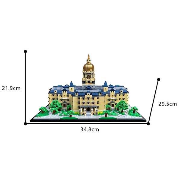 GOBRICKS University of Notre Dame Building Blocks (2516 Pcs)
