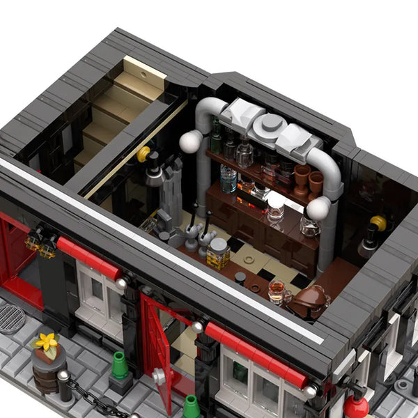 MOC C10317 O'aken Barrel DramShop Building Blocks (2314 Pcs)
