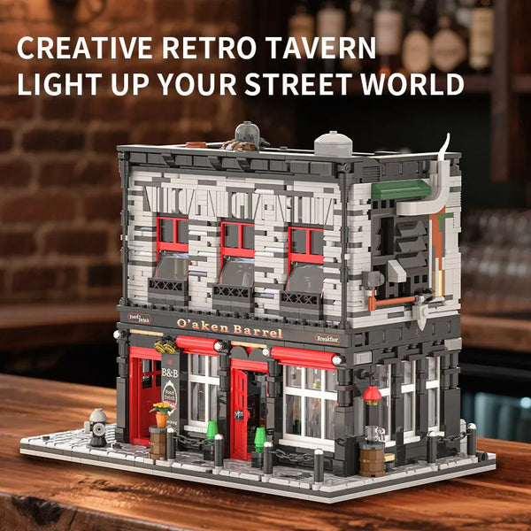 MOC C10317 O'aken Barrel DramShop Building Blocks (2314 Pcs)