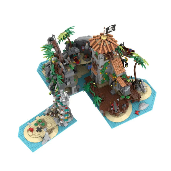 Dream Build 138516 Pirate Treasure Island Building Blocks (3123 Pcs)