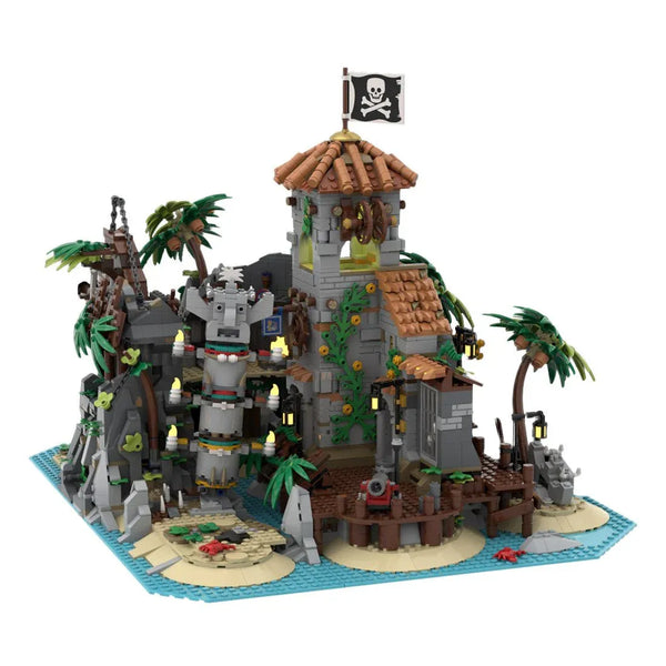 Dream Build 138516 Pirate Treasure Island Building Blocks (3123 Pcs)