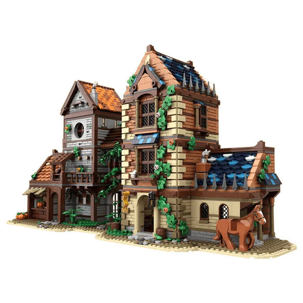 MOC 167214 Medieval Street Building Blocks Set (3929 Pcs)