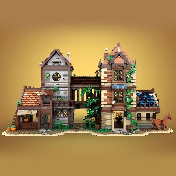 MOC 167214 Medieval Street Building Blocks Set (3929 Pcs)
