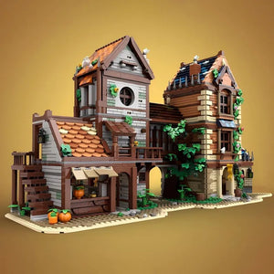 MOC 167214 Medieval Street Building Blocks Set (3929 Pcs)