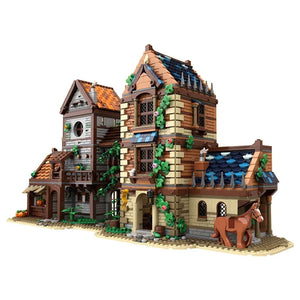 MOC 167214 Medieval Street Building Blocks Set (3929 Pcs)