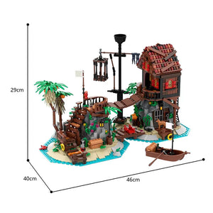MOC Factory Forbidden Island Building Kit (1448 Pcs)