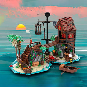 MOC Factory Forbidden Island Building Kit (1448 Pcs)