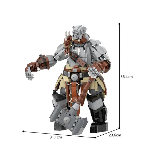 Warcraft Orgrim Doomhammer MOC Building Set (1959 Pcs)