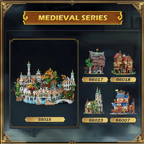 Medieval Valley City Building Blocks (4406 Pcs)
