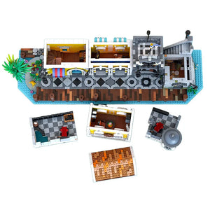 MOC-108172 Medieval Pirate Town Castle Building Blocks (3897 Pcs)