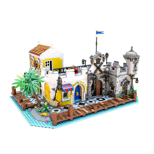 MOC-108172 Medieval Pirate Town Castle Building Blocks (3897 Pcs)