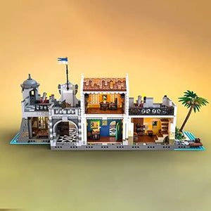 MOC-108172 Medieval Pirate Town Castle Building Blocks (3897 Pcs)