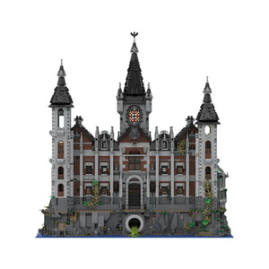 GOBRICKS MOC-158329 Arkham Asylum Building Set (6833 Pcs)