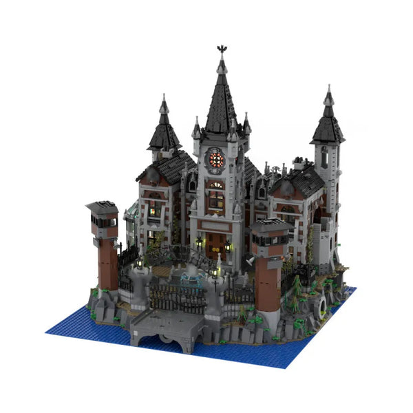 GOBRICKS MOC-158329 Arkham Asylum Building Set (6833 Pcs)